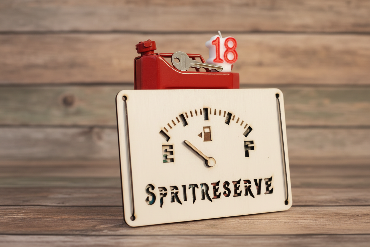 Geldgeschenk "Spritreserve" zum Führerschein