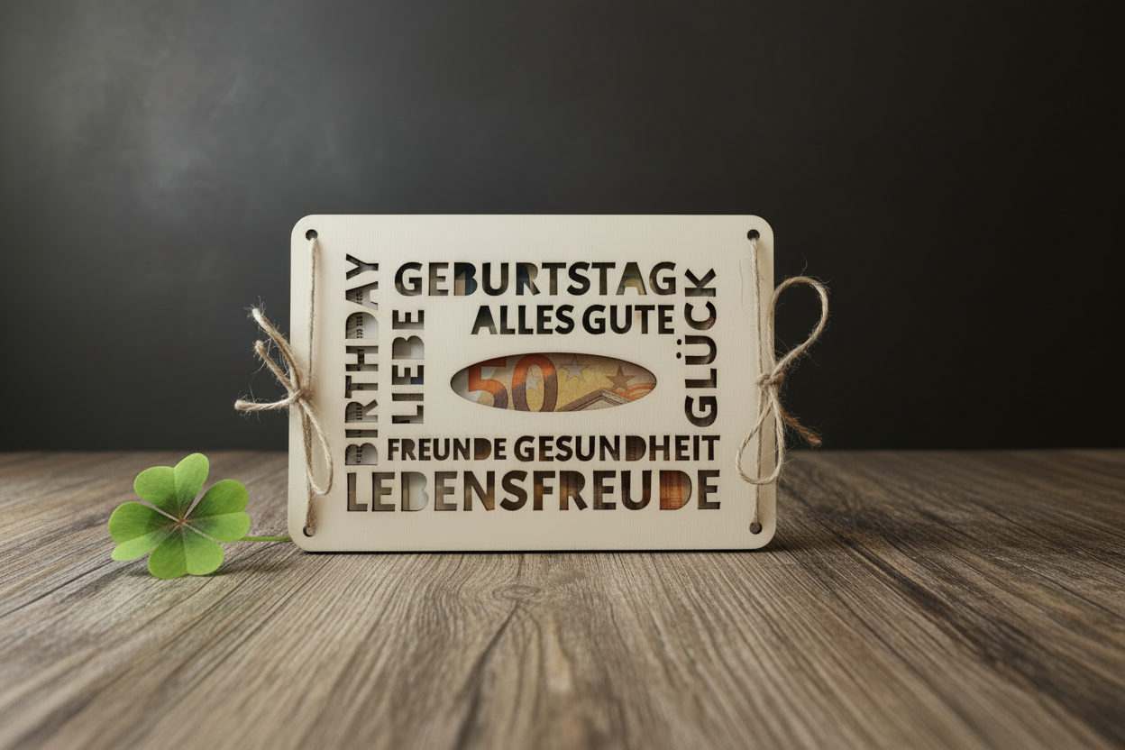 Geldgeschenk "Geburtstagskarte"