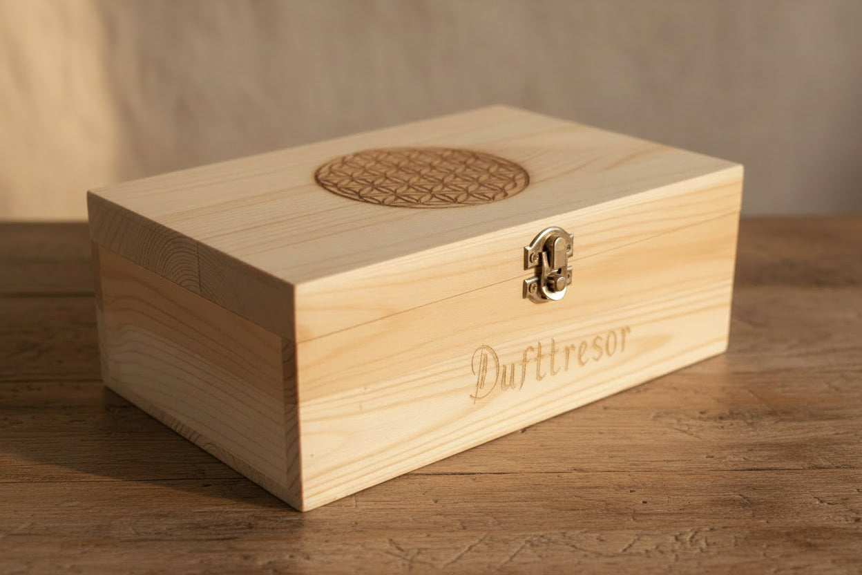 Dufttresor für ätherische Öle (Blume des Lebens)