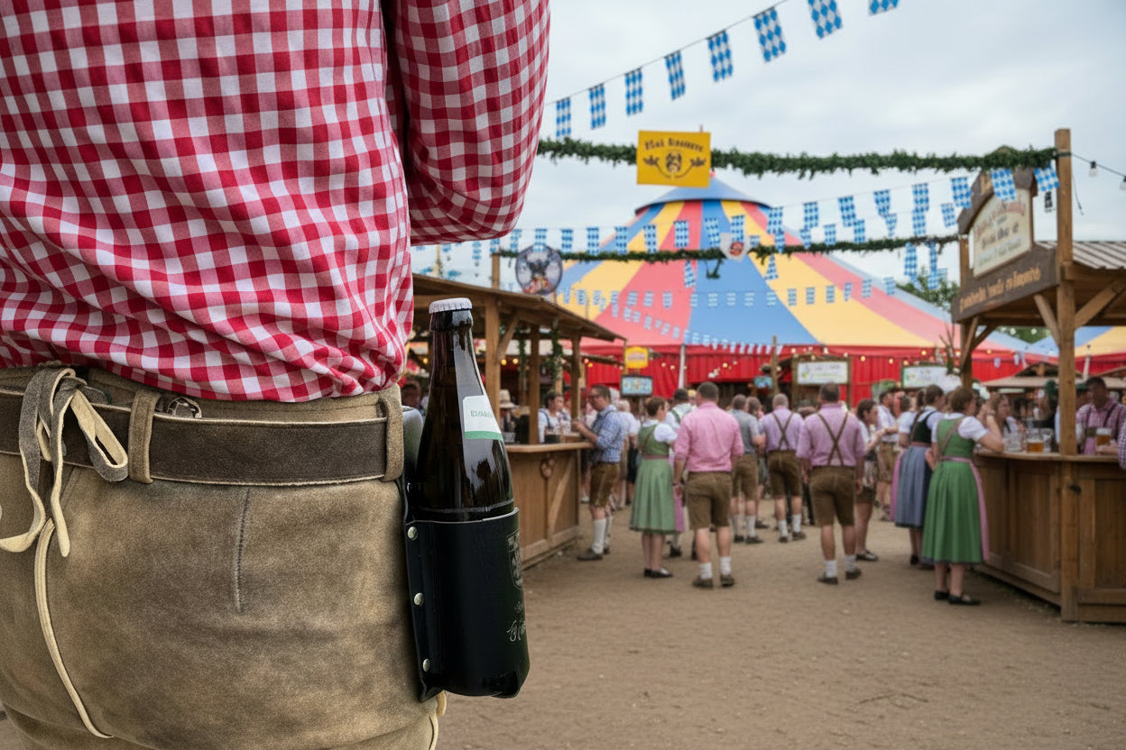 Hoibehoiter "Braun mit Lasche"