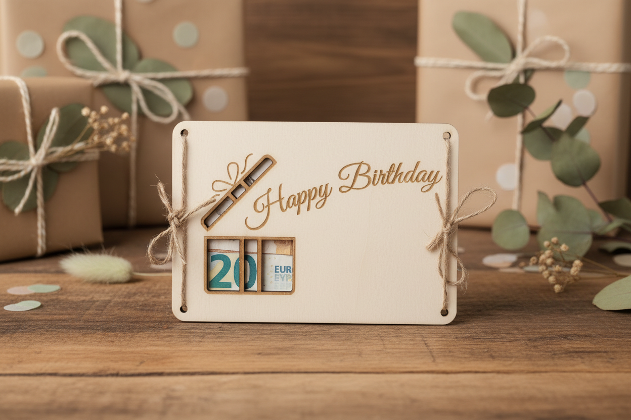 Geldgeschenk "Happy Birthday"